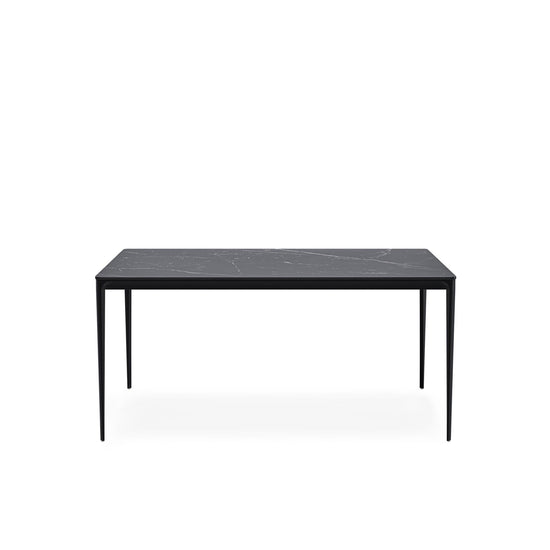 Mesa Arya 160 cm preto – vista frontal
