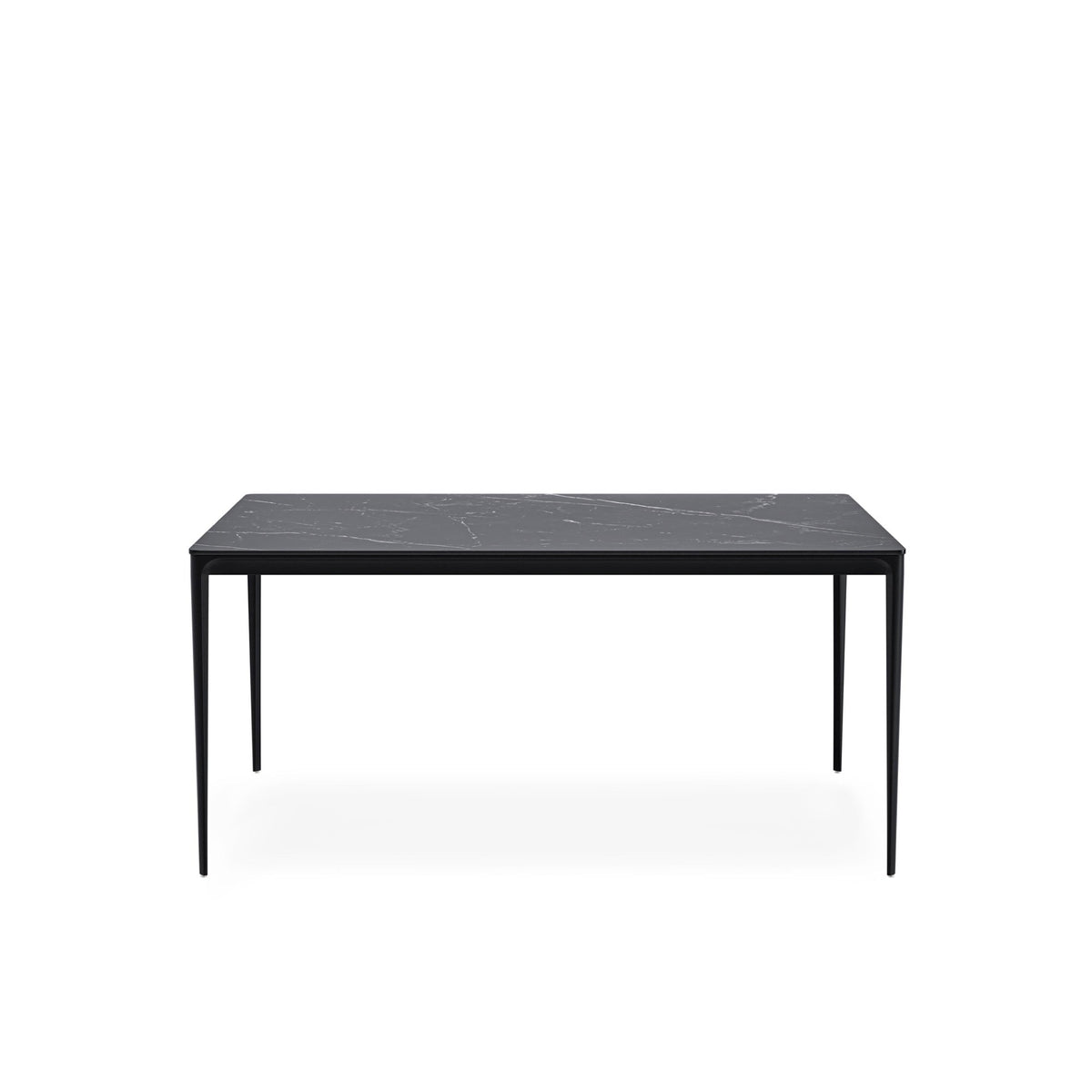 Mesa Arya 160 cm preto – vista frontal