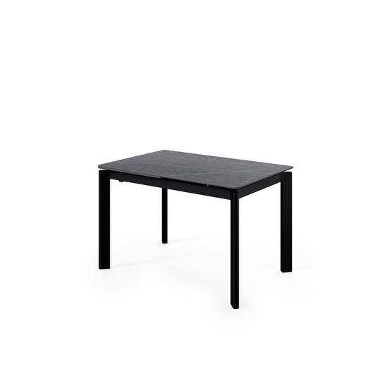 Mesa extensível Constance 140 cm atenea com pés pretos