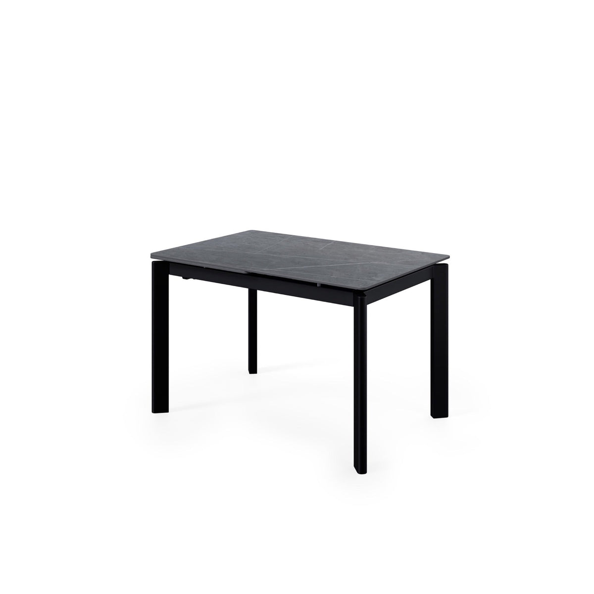 Mesa extensível Constance 140 cm atenea com pés pretos
