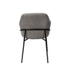 Cadeira Abigail Preto cinzento escuro