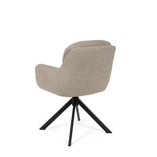 Silla Silvi Negro – Taupe