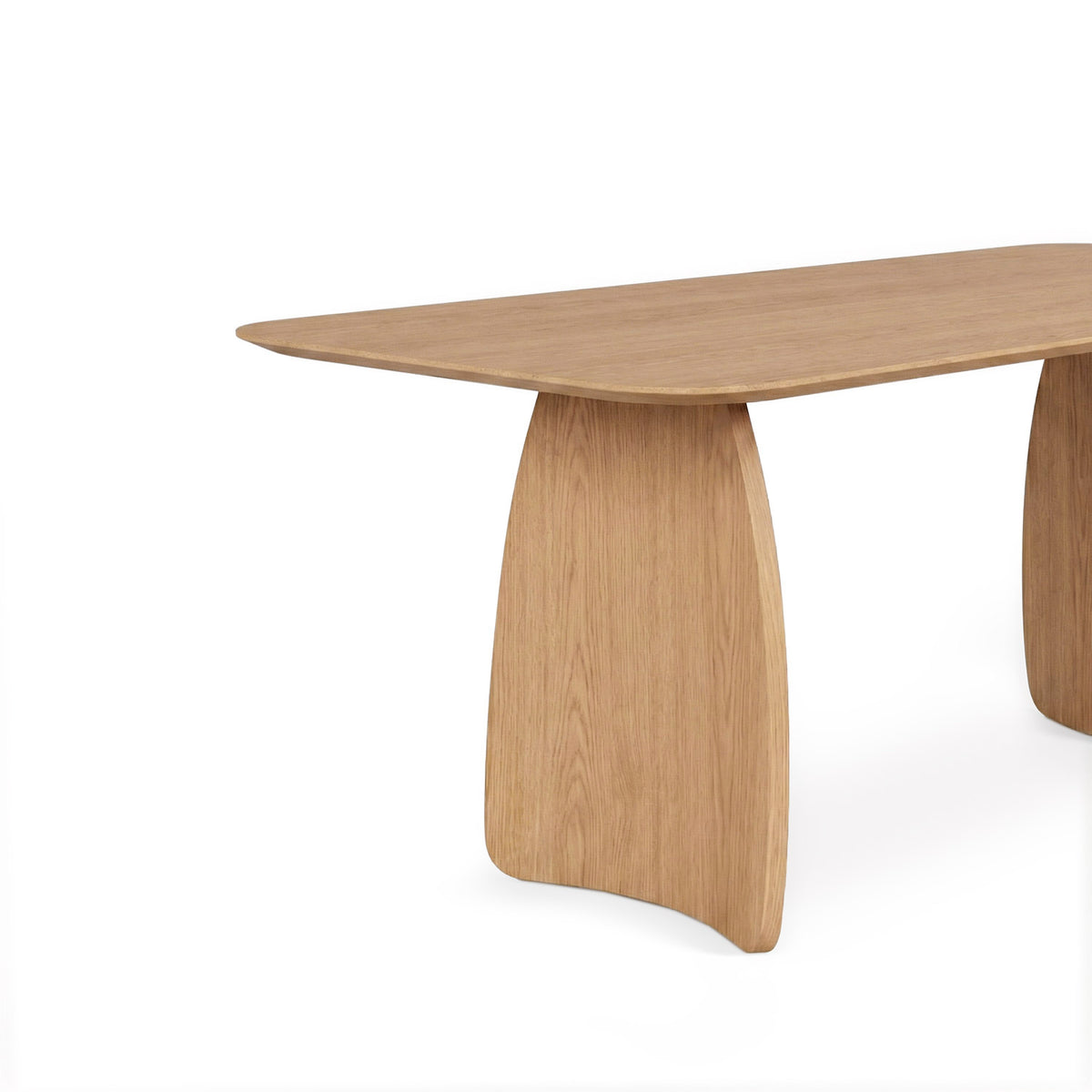 Mesa Kimberly 200 cm carvalho – pormenor do pé
