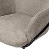Cadeira Abigail Preto taupe