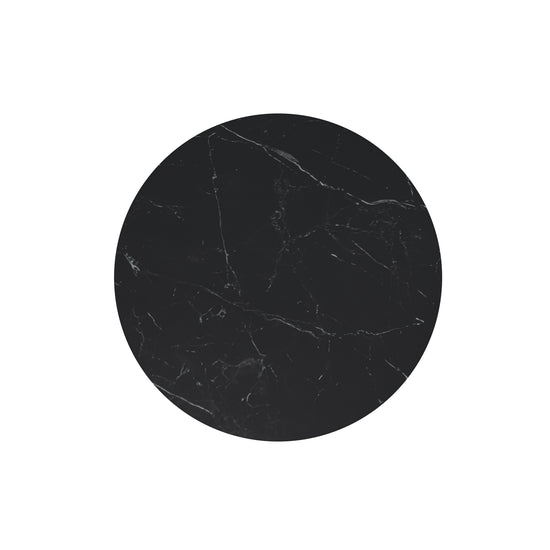 Table Fiorella 120 cm Sahara and black – tabletop seen from above