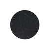 Table Fiorella 120 cm Sahara and black – tabletop seen from above