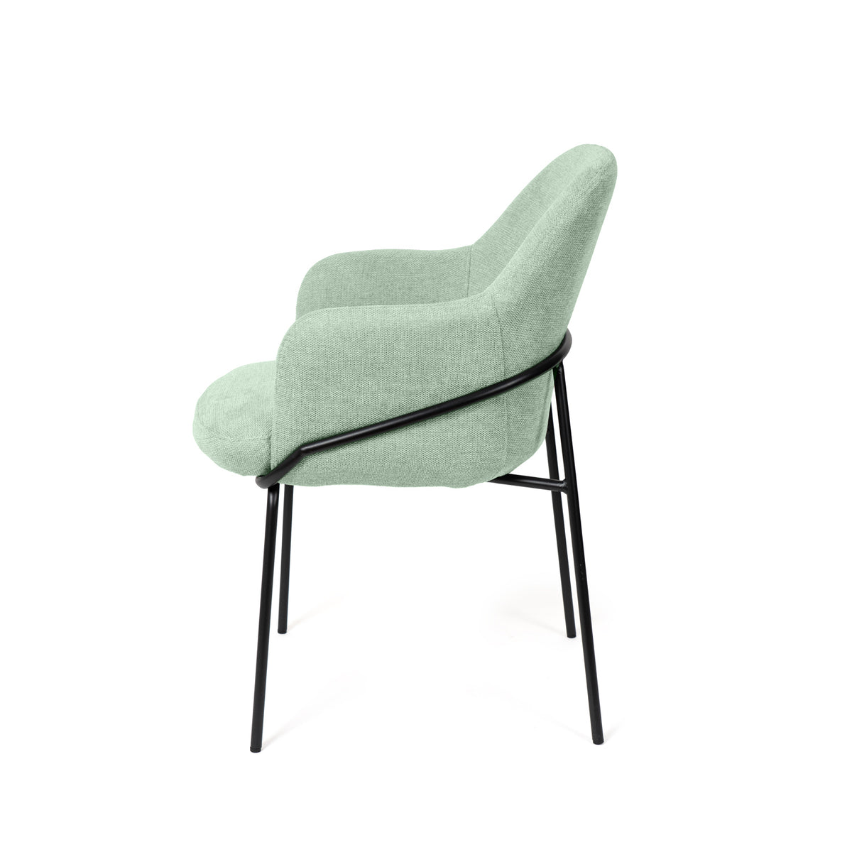 Cadeira Abigail Preto menta