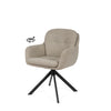Silla Silvi Negro – Taupe