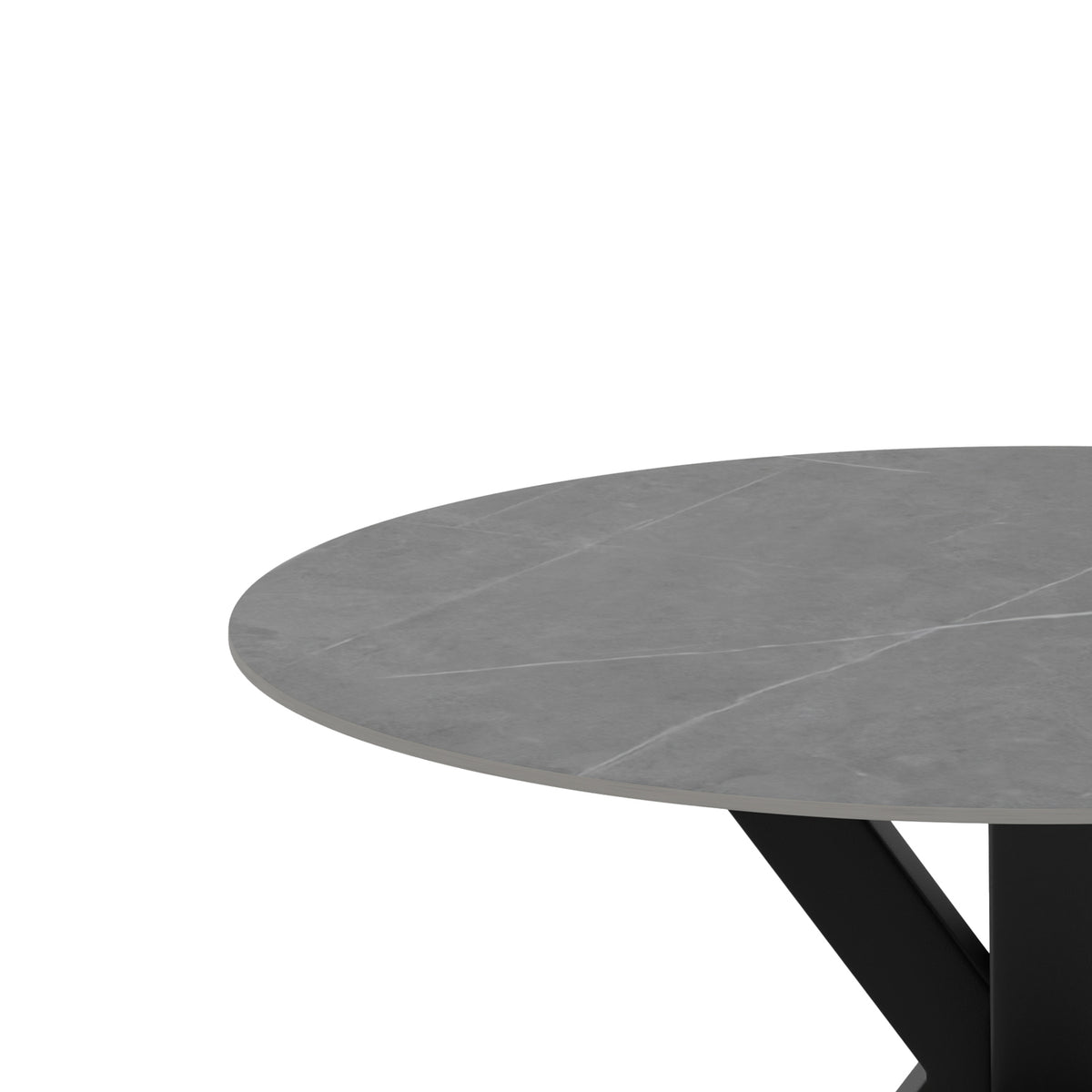 Table Fiorella 120 cm Athena and black – tabletop detail