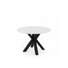 Round table Fiorella 120 cm Creta with Black base