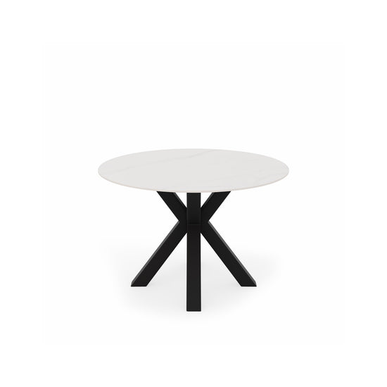 Mesa Fiorella 100 cm creta e preto – imagem 2