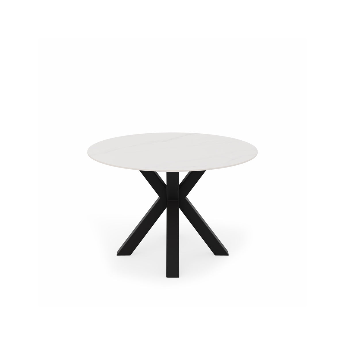 Mesa Fiorella 100 cm creta e preto – imagem 2