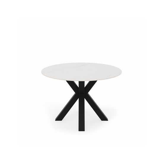 Table Fiorella 120 cm Creta and black – image 2