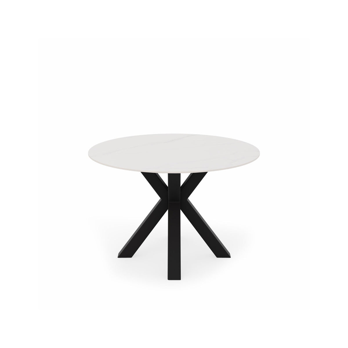 Table Fiorella 120 cm Creta and black – image 2