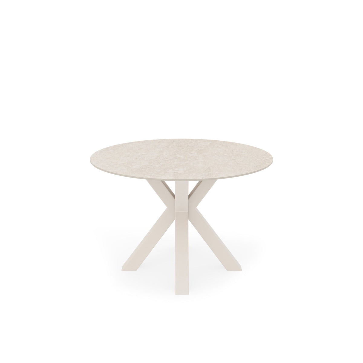 Mesa Fiorella 120 cm travertino e bege – imagem 2