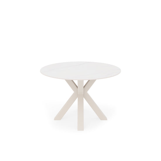 Mesa Fiorella 100 cm creta e bege – imagem 2