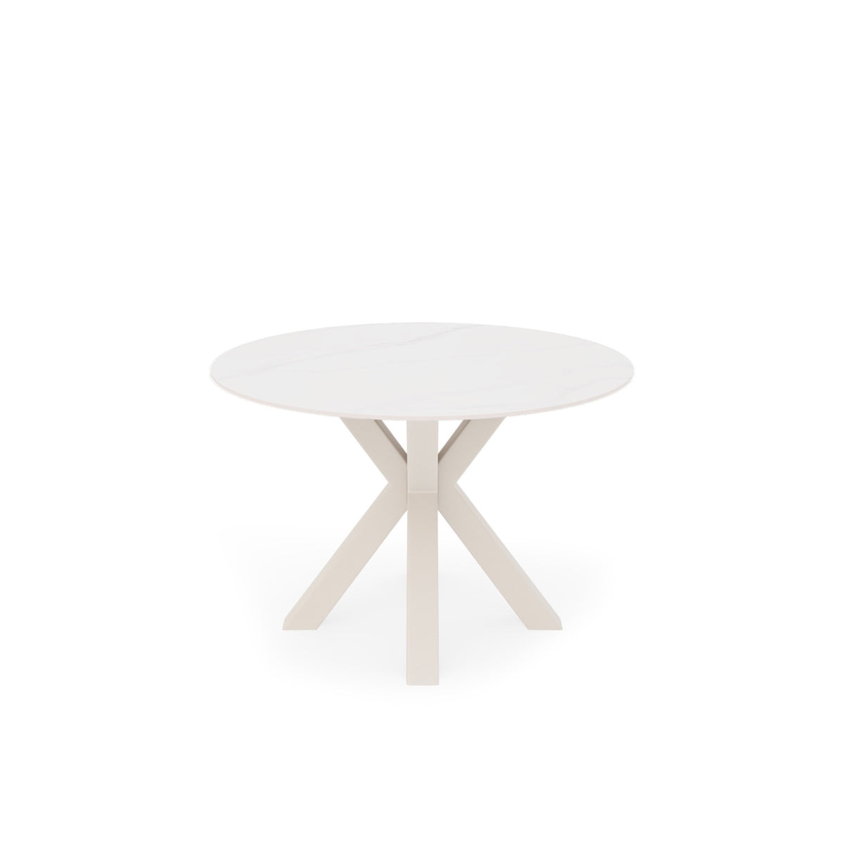 Mesa Fiorella 100 cm creta e bege – imagem 2