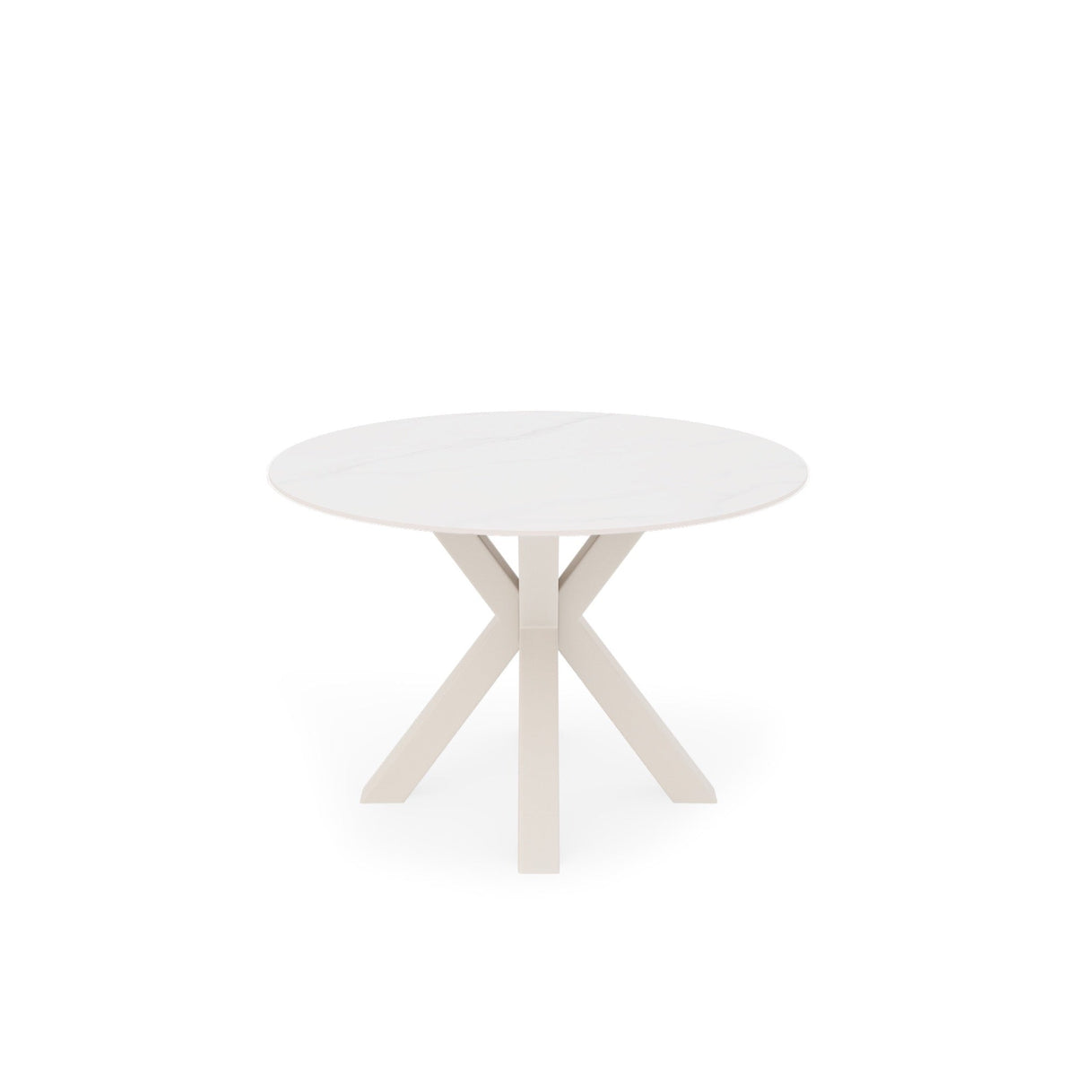 Mesa Fiorella 120 cm creta e bege – imagem 2