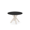 Mesa redonda Fiorella 100 cm sahara com base bege