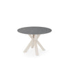 Mesa redonda Fiorella 120 cm athenea com base bege