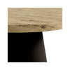 Mesa Holly 120 cm carvalho e preto – pormenor do tampo