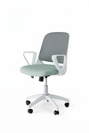 Cadeira de escritório Siracusa menta fundo branco