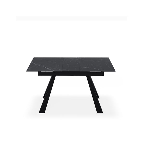 Mesa Judy 120 cm sahara – vista frontal com a extensão aberta