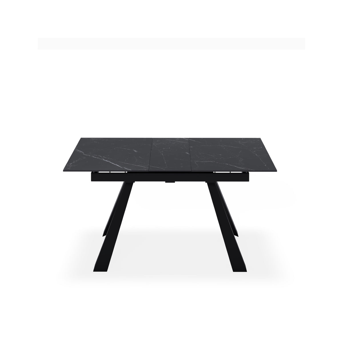 Mesa Judy 120 cm sahara – vista frontal com a extensão aberta