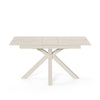 Mesa Lori 160 cm travertino – com a extensão aberta