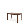 Mesa extensível Molly 140 cm em nogueira