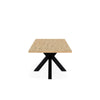 Mesa Sandy 160 cm carvalho e preto – imagem 3