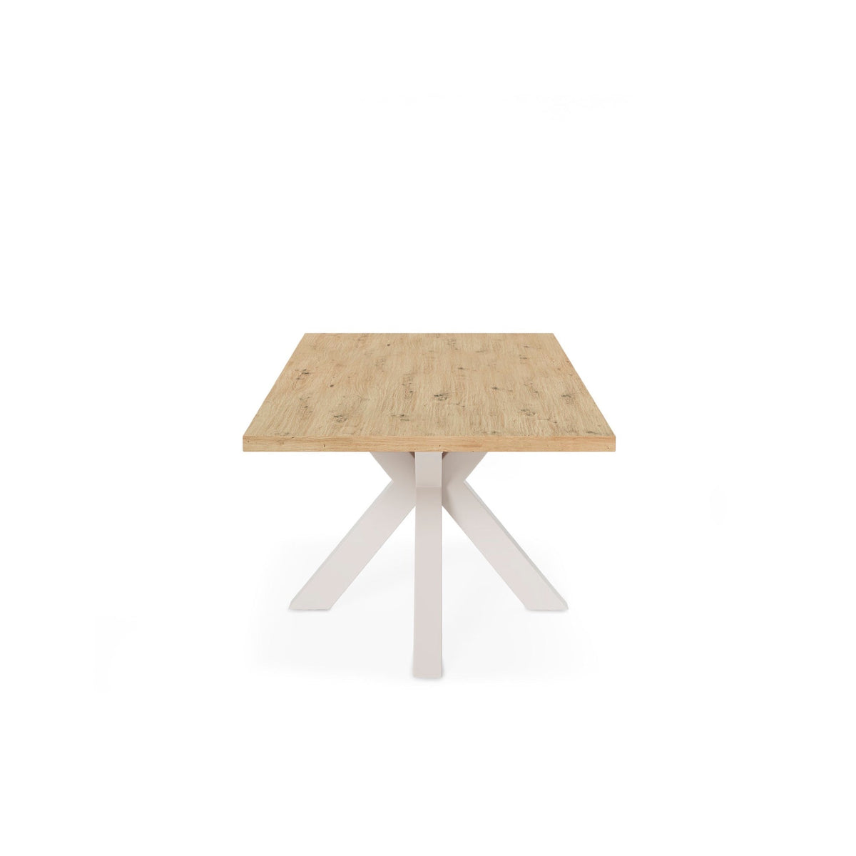 Mesa Sandy 200 cm carvalho e bege – imagem 3