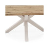 Mesa Sandy 160 cm carvalho e bege – pormenor